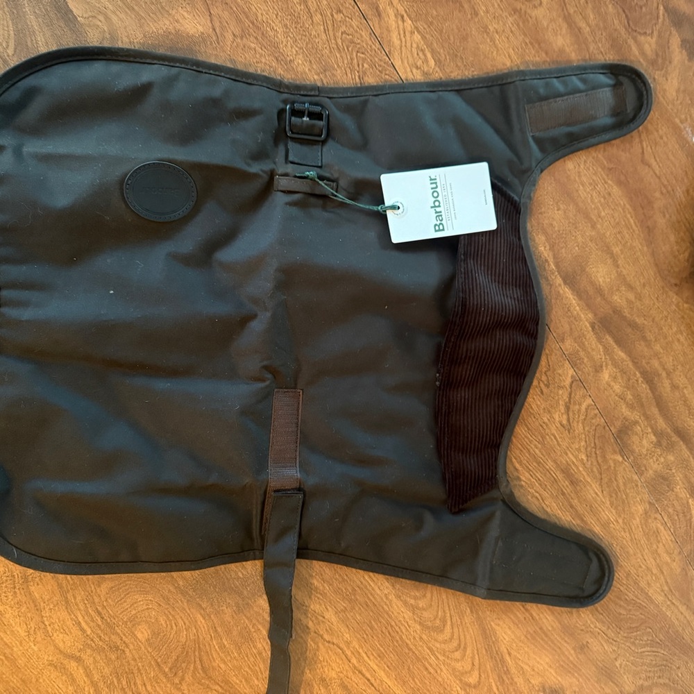 NWT Barbour Wax Dog Coat, Olive, Medium